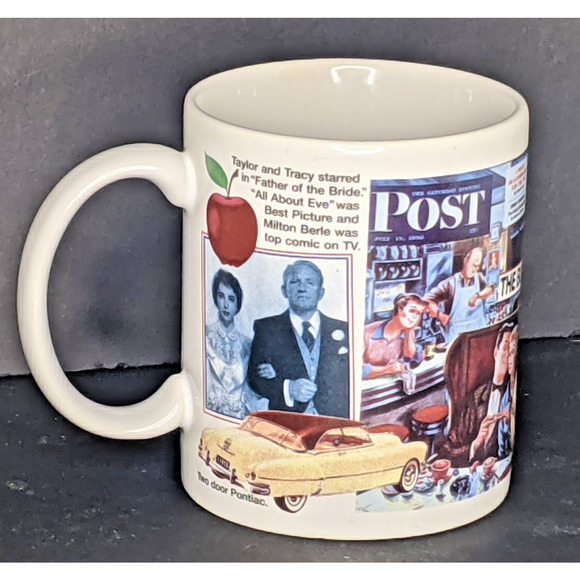 1950 Mug Cup A Banner Year Excellent Gift - Picture 3 of 7